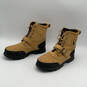 Womens 0862 Dover Hi III Tan Round Toe Lace-Up Hiking Boots Size 11 image number 3
