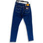 NWT Mens Blue Denim Dark Wash 5-Pocket Design Skinny Leg Jeans Size 32X32 image number 2