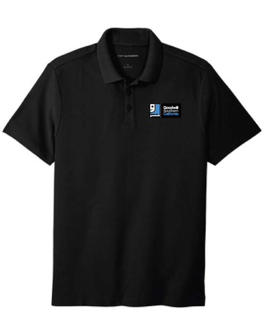 Goodwill Southern California Mens SS Polo Black L image number 1