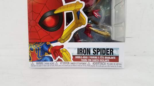 Funko Pop! Marvel Avengers Endgame Iron Spider 574 Bobble-Head Figure image number 2
