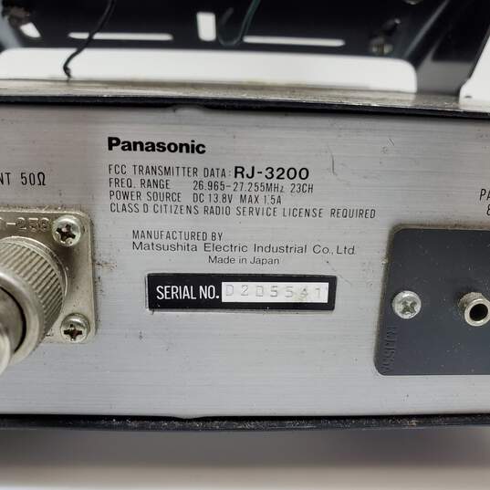 Vintage Panasonic RJ-3200 CB Radio 23 Channel Transceiver For Parts/Repair image number 2