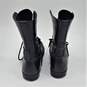 Vintage Corcoran Black Leather Military Combat Cap Toe Jump Boots Mens Size 10 D image number 4