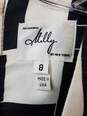 Milly of New York Black & White Sleeveless Dress Size 8 image number 3