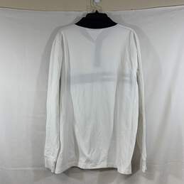 Men's White Tommy Hilfiger Long Sleeve Polo, Sz. XL alternative image
