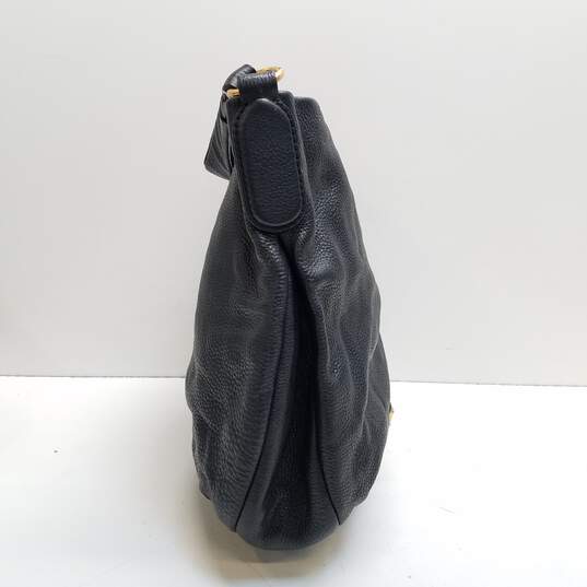 Marc By Marc Jacobs Black Leather Hobo Tote Bag image number 6