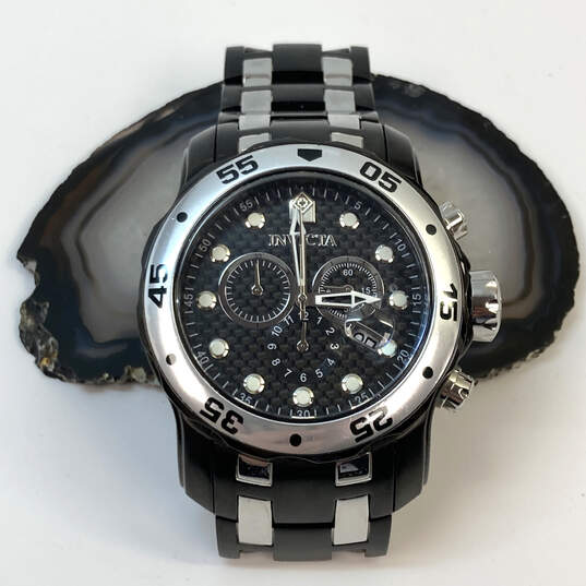 Designer Invicta 17084 Pro Diver Chronograph Round Dial Analog Wristwatch image number 1
