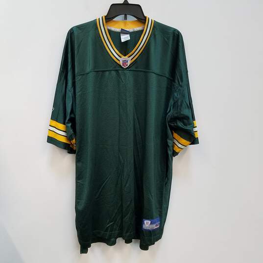 Mens Green Green Bay Packers Nick Barnett #56 Football NFL Jersey Size 2XL image number 1
