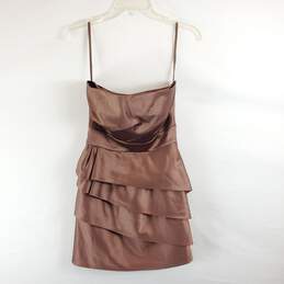 BCBG Paris Women Brown Dress Sz 2