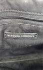 Rebecca Minkoff Leather Gabby Small Satchel Crossbody Black image number 6