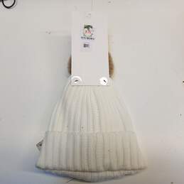 Calvin Klein Faux Fur Pom Pom Hat & Flip-Top Gloves alternative image