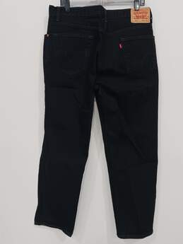 Men's Lev's Black Denim Jeans Sz 36x30 alternative image