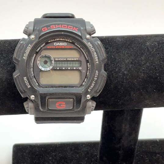 Designer Casio G-Shock DW-9052 Black Water Resistant Digital Wristwatch image number 1