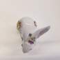 Lladro Porcelain Sculpture Attentive Floral Rabbit Figurine image number 5