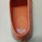 Michael Kors Perforated Leather Slip On Sneakers Peach Desert 9.5 image number 5