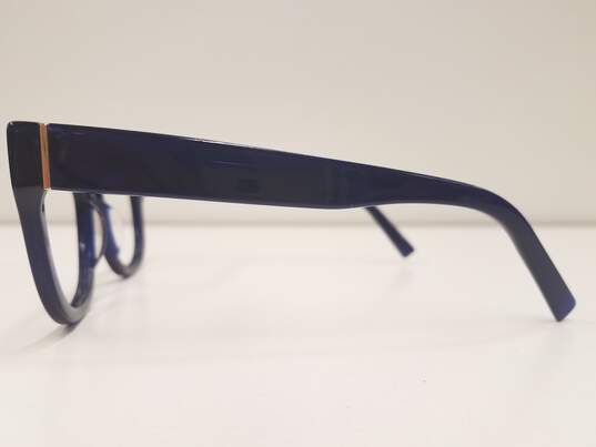 Warby Parker Gemma Blue Oversized Eyeglasses Rx image number 4