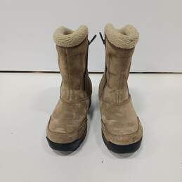 Women's Brown Leather Boots Size 6