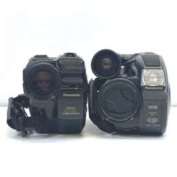 Panasonic Palmcorder VHS-C Camcorder Lot of 2 alternative image