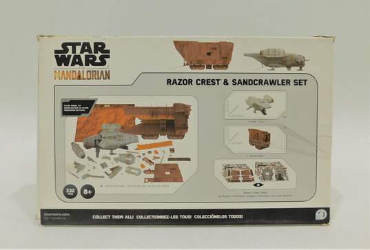Star Wars The Mandalorian Razor Crest & Sandcrawler Set Paper Model Kit image number 3