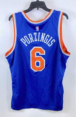 Nike Men Blue NBA NY Knicks Kristaps Porzingis #6 Jersey XL alternative image