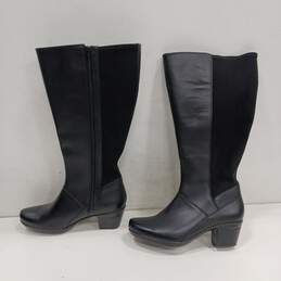 Clarks Emslie Emma Side-Zip Knee High Boots Women's Size 9.5 alternative image