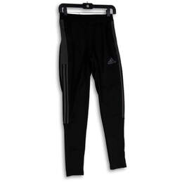 Womens Black Aeroready Tiro Elastic Waist Activewear Track Pants Size XS
