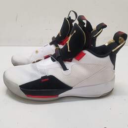 Nike Air Jordan XXXIII Future of Flight White, Black, Red Sneakers AQ8830-100 Size 12 alternative image