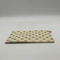 Womens Beige Gold Polka Dot Makeup Cosmetic Pencil Case Zipper Pouch Wallet image number 3