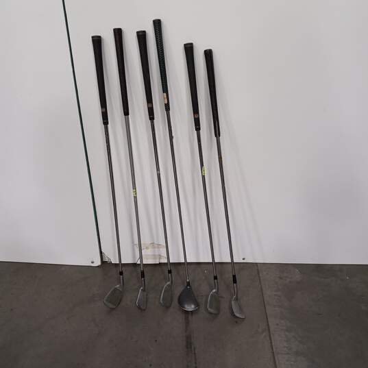 Bundle of Six Assorted Wilson Golf Clubs image number 1