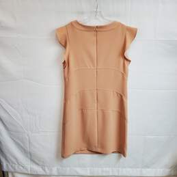 Ann Taylor Peach Cup Sleeve Dress WM Size 12 NWT alternative image