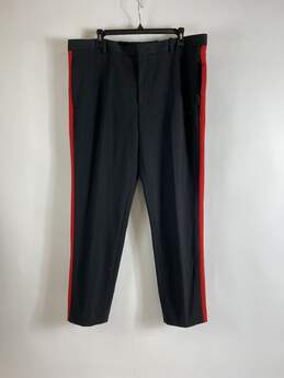I.N.C International Concepts Men Black Red Stripe Pants 36 NWT alternative image