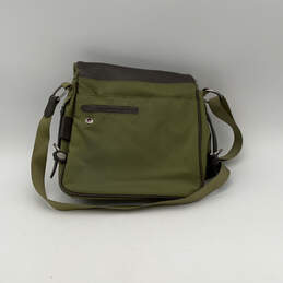 Womens Green Inner Zip Pocket Classic Adjustable Strap Crossbody Bag alternative image