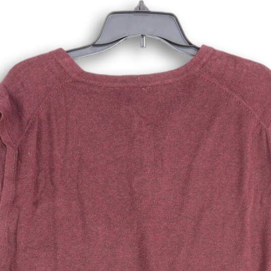 NWT Mens Purple V-Neck Sleeveless Ribbed Hem Vest Sweater Size XXL image number 4