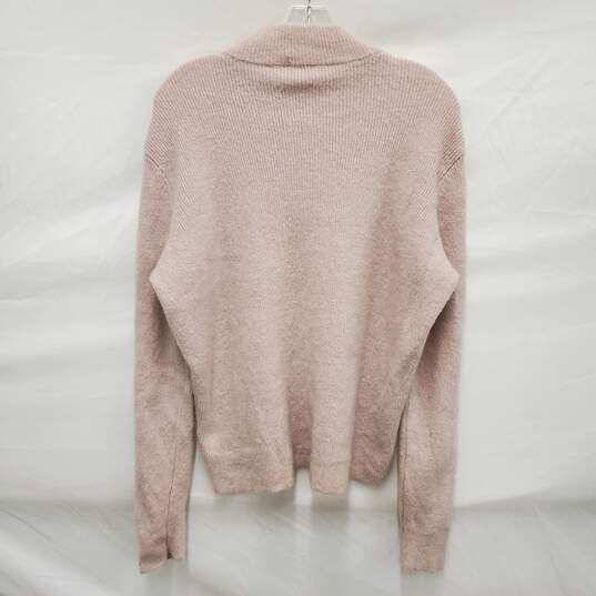 Ted Baker WM's Veolaa Cable Pink Knit Crewneck Sweater Size 5 image number 2