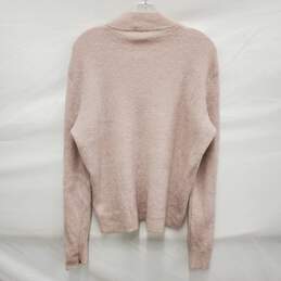 Ted Baker WM's Veolaa Cable Pink Knit Crewneck Sweater Size 5 alternative image