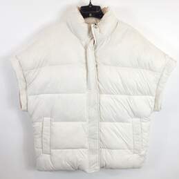 UGG Men Ivory/White Reversible Puffer Vest S