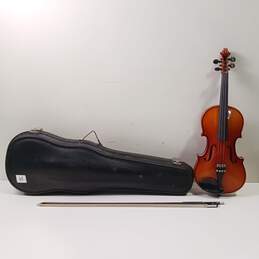 Violin W/ Bow in Black Hard Case