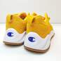 Champion 93Eighteen Yellow Suede Men's Athletic Shoes Size 11 image number 4