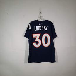 Mens Denver Broncos Phillip Lindsay 30 Football-NFL Pullover T-Shirt Size XL alternative image