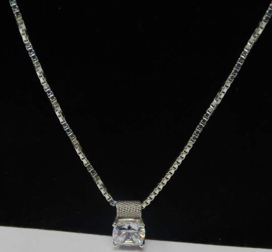 Cubic Zirconia Fashion Necklace image number 2
