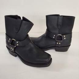 Dingo Black Leather Boots Men's Size 10D