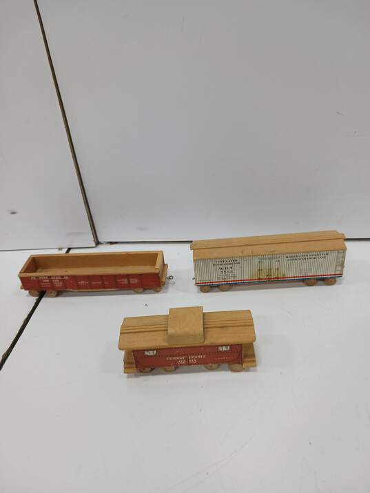 Wooden Train Set image number 3