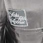 Authentic Mens Gray Black Long Sleeve Notch Lapel Two-Button Blazer Sz 42 R image number 6