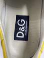 Authentic Dolce & Gabbana Yellow Sneaker Casual Shoe M 8 image number 5