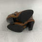 Womens Vivi Brown Leather Adjustable Strap Block Heel Ankle Booties Sz 8.5 image number 5