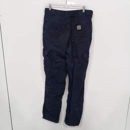 Carhartt Blue FR Cargo Work Jeans Men's Size 32x34 alternative image