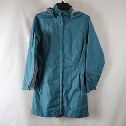 Patagonia Women's Blue Raincoat SZ XS