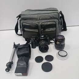Minolta Dynax 7000i SLR Film Camera w/ Case & Accessories