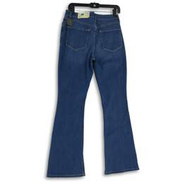 NWT A.N.A Womens Blue Denim 5-Pocket Design Medium Wash Bootcut Leg Jeans Size 8 alternative image