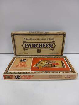2PC Vintage Parcheesi & Royal Game of Sumer Board Games