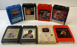 Lot of 8 Assorted 8-Track Cassettes